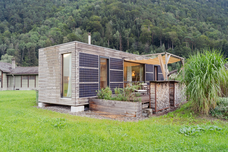 Verein Kleinwohnformen Schweiz | Minihaus von Tanja | Nachhaltig und gesund leben im 35m2 grossen Ökominihaus